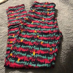 Multi color LulaRoe leggings